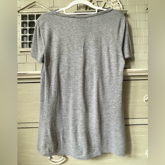 Jason Wu for Target Women’s Grey T-Shirt with Lace Print - Picture 3 of 5